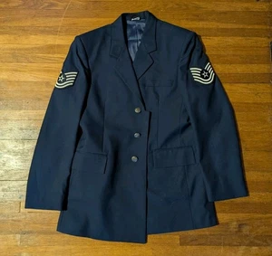 DSCP Air Force Blue Dress Coat Mens 40L Military Uniform Jacket Blazer Classic - Picture 1 of 5