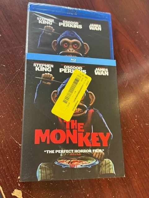 The Monkey 2025 Blu-ray w/ Slipcover Neon Rated R Theo James Osgood Perkins