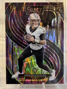 Panini Select Spencer Rattler Saints (RC) #130 Purple Prizm Shock /360 - Bild 1 von 4