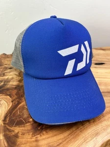 Sombrero de camionero de pesca Daiwa azul gris Snapback gorra feel alive parche con logotipo - Imagen 1 de 11