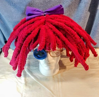 Peluca Ragatha Casera Cosplay Increíble Circo Digital, Hilo y Alambre en una gorra de bola Foto 1 de 4