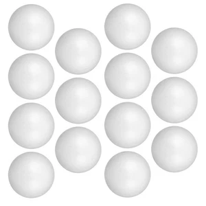  Bolas de espuma artesanal 14 un.: bolas redondas lisas de poliestireno blanco esferas de espuma para - Imagen 1 de 20