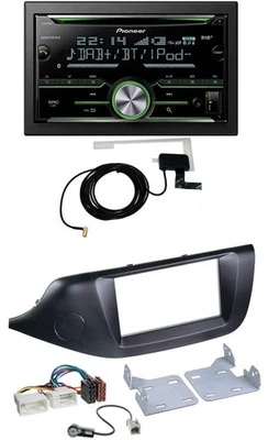 Pioneer CD USB MP3 Bluetooth 2DIN DAB Autoradio für Kia Ceed (ab 12) schwarz - Bild 1 von 4