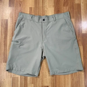Lee Tri Flex Shorts Mens Size 38 Khaki Stretch Golf Lightweight Performance - Picture 1 of 10