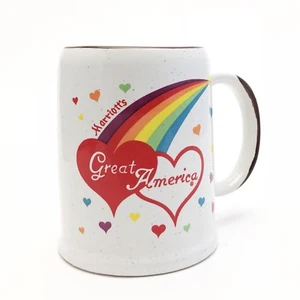 De colección Marriott's Great America Heart Rainbow Ironstone Six Flags años 70/80 - Imagen 1 de 7