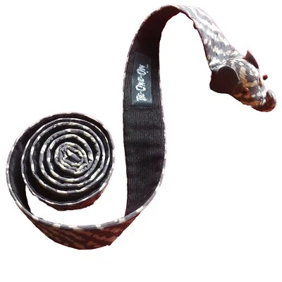 Gravata Skinny 1984 Tie One On Punk Rock História Retrô New Wave Anos 80 Elefante Vintage - Imagem 1 de 4