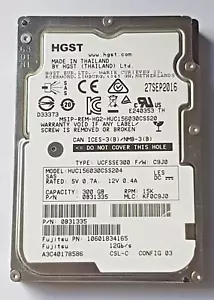 300 GB SAS HGST HUC156030CSS204 15000rpm 128MB HDD 2.5 " Internal Hard Drive - Picture 1 of 1