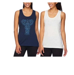 Gaiam Women’s Relaxed Fit Soft Touch Tank Top, 2-pack! NWT! - Picture 1 of 7
