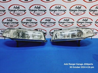 JDM HONDA Genuine OEM Prelude BB1 Headlight Right Left Set Used - Image 1 of 4