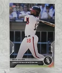 2021 Topps NOW MLB Card #600 Brian Goodwin Walk-Off HR PR 357 - Picture 1 of 2