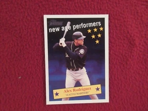 ALEX RODRIGUEZ 2001 Topps Heritage NEW AGE PERFORMERS Insert Card #NAP3 Mariners - Picture 1 of 2