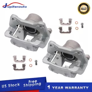 2PCS Front Brake Calipers w/Bracket Pair For 2011-2014 Hyundai Sonata - Foto 1 di 12