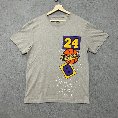 Camiseta Kobe Bryant Los Angelas Lakers Legend Para Hombre M Suelta (Se Ajusta a L) Gris NBA Foto 1 de 4