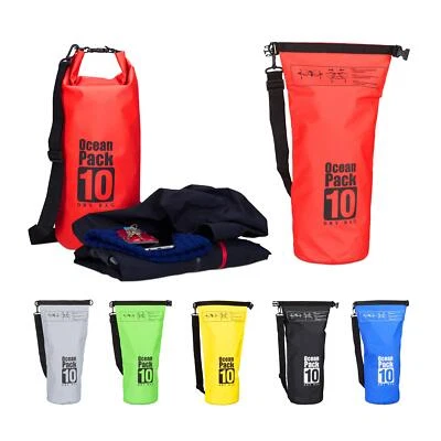 Ocean Pack 10 L wasserdichter Dry Bag ultraleichter Trockensack für Kajak Seg... - Bild 1 von 4