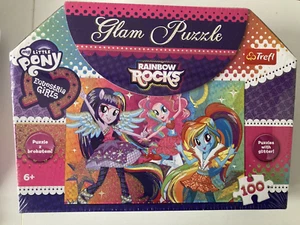 Rainbow Rocks My Little Pony Glam Puzzle - Puzzle with Glitter - Picture 1 of 4