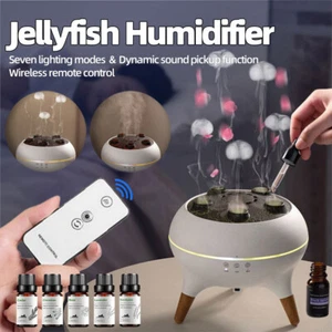 Dynamic Jellyfish Air Essential Oil Diffuser Humidifier Ultrasonic Sound Pickup - Picture 1 of 24