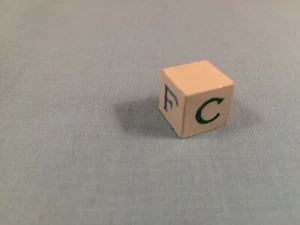 BLOCCO ALFABETO VINTAGE HANTEL PELTRO MINIATURA RITIRATO 1981-92 DALLA SCOZIA - Foto 1 di 7