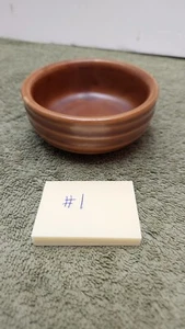 Vintage Hall Brown Pottery Round Ringware Fruit or Dessert Dish #2649 - Picture 1 of 9