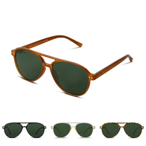 Gafas de sol HERLING Winslow hombre/mujer UV400 vintage retro aviador clásicos - Imagen 1 de 21