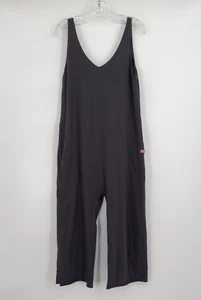 Lunya Gray Organic Pima Cotton Tank Romper Pockets Size S - Picture 1 of 7