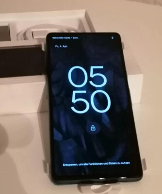 Google Pixel 7 128GB 8GB Obsidian Black Schwarz Ohne Simlock 5G unbenutzt - Bild 1 von 4