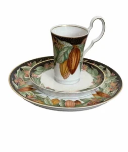 Seltenes Unikat 3 Stück Rosenthal Classic Rose Tasse, Untertasse und Dessertteller Floral - Bild 1 von 13