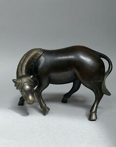 Rare 18th century Chinese Bronze model of a horse 