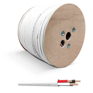 QED Flame Retardant Speaker Cable QX16/4 4-Core White - Per Metre - Picture 1 of 1