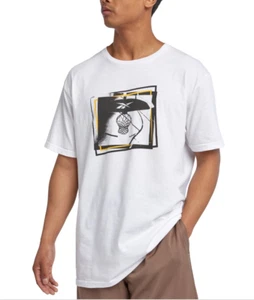 Camiseta Reebok Hombre B-Ball Hoop Gráfico Blanca Talla XL - Imagen 1 de 3