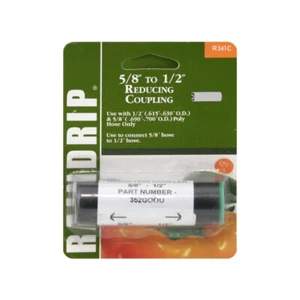 Reductor de riego por goteo Raindrip R341CT plástico verde/negro 5/8 pulgadas a 1/2 pulgada. - Imagen 1 de 2