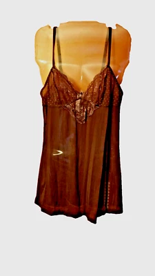 Babydoll Gilligan & O'Malley Talla S P Peluche Íntimo Púrpura Transparente Nuevo con Etiquetas Nuevo Foto 1 de 3