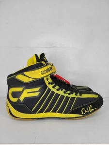 RARE Cage Fighter Wrestling Shoes Sz 11.5 Mens Yellow MMA BJJ Daniel Cormier NEW - Picture 1 of 9