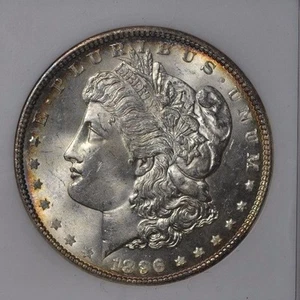1896 MORGAN DOLLAR / MS 65 / ANACS 328821 / MIRROR AND FROST / SUPER SHARP - Bild 1 von 9