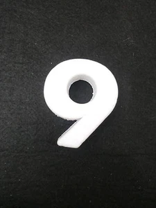 NUMMER ZAHLEN ZIFFERN STYROPOR ZUM DEKORIEREN "9" - Bild 1 von 1