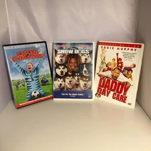 Comedy DVD's Lot of 3 - Daddy Day Care - Snow Dogs - Kicking & Screaming - Picture 1 of 1