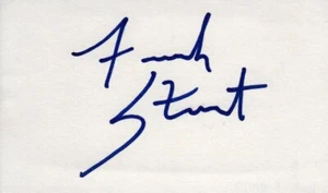French Stewart autographed signed autograph index card 3rd Rock from the Sun COA - Picture 1 of 1