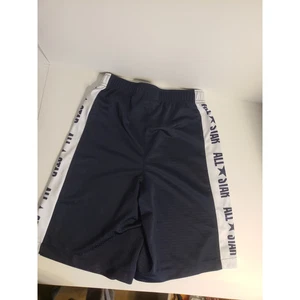 Converse All Star Athletic Shorts Basketball Activewear Navy White L - Picture 1 of 3