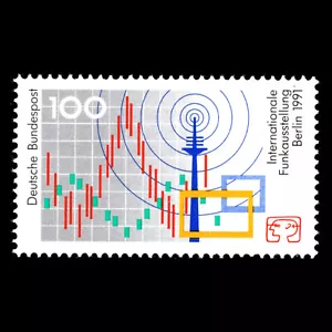 Germany 1991 - Radio Exhibition in Berlin - Sc 1680 MNH - Picture 1 of 2