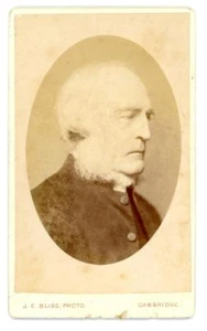 Gentleman on cdv by J E Bliss late Nicholls of Cambridge - Picture 1 of 2