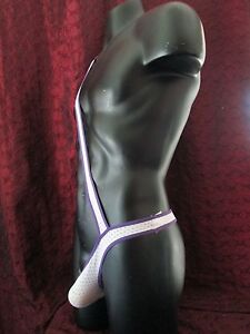 PETIT East Side Shoulder Thong White / Purple PQ36 (Medium)