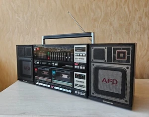BOOMBOX PANASONIC RX-CW200L Vintage Perfettamente Funzionante Buone Condizioni - Foto 1 di 23