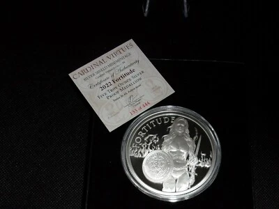 2022 Fortitude Silver Shield 5oz 999 Silver Proof Round GSM MiniMintage  - Image 1 of 4