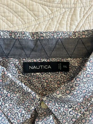 NWT NAUTICA MEN'S SZ 2XL LONG SLEEVE DRESS SHIRT - Image 1 of 4