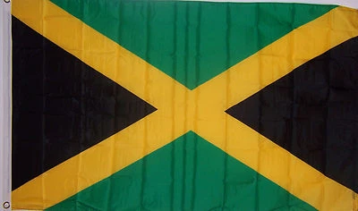 НОВЫЙ БОЛЬШОЙ 2x3 фута ЯМАЙСКИЙ ФЛАГ двусторонний лучшее качество продавец из США - Изображение 1 из 3