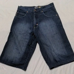Pantalones Cortos Vaqueros Sueltos Polo Sur Vintage Y2K Patinador Hip Hop Lavado Oscuro Talla 32 - Imagen 1 de 8