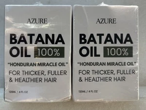 2 Boxes Azure Batana Oil 100% Honduran Hair 4 Oz Each - Picture 1 of 2