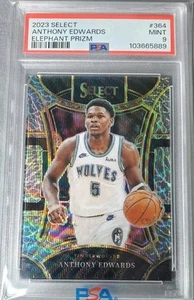 2023-24 Panini Select - Livello Mezzanino Anthony Edwards #364 Elephant SSP - Foto 1 di 2