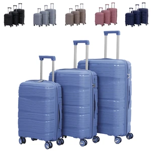 Reisekoffer Hartschalenkoffer Trolley Set od. einzel M L XL Doppelreißverschluss - Bild 1 von 13
