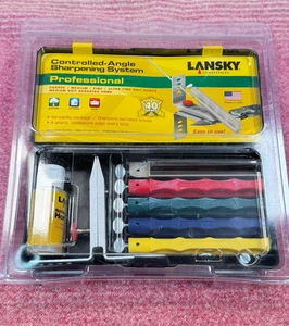 Lansky LKCPR professionelles Messerschärfsystem mit 5 Steinen und kontrolliertem Winkel NEU - Bild 1 von 5