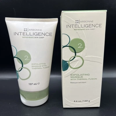 Máscara esfoliante Arbonne Intelligence 4,6 oz não tão básica fusão térmica lacrada - Imagem 1 de 3